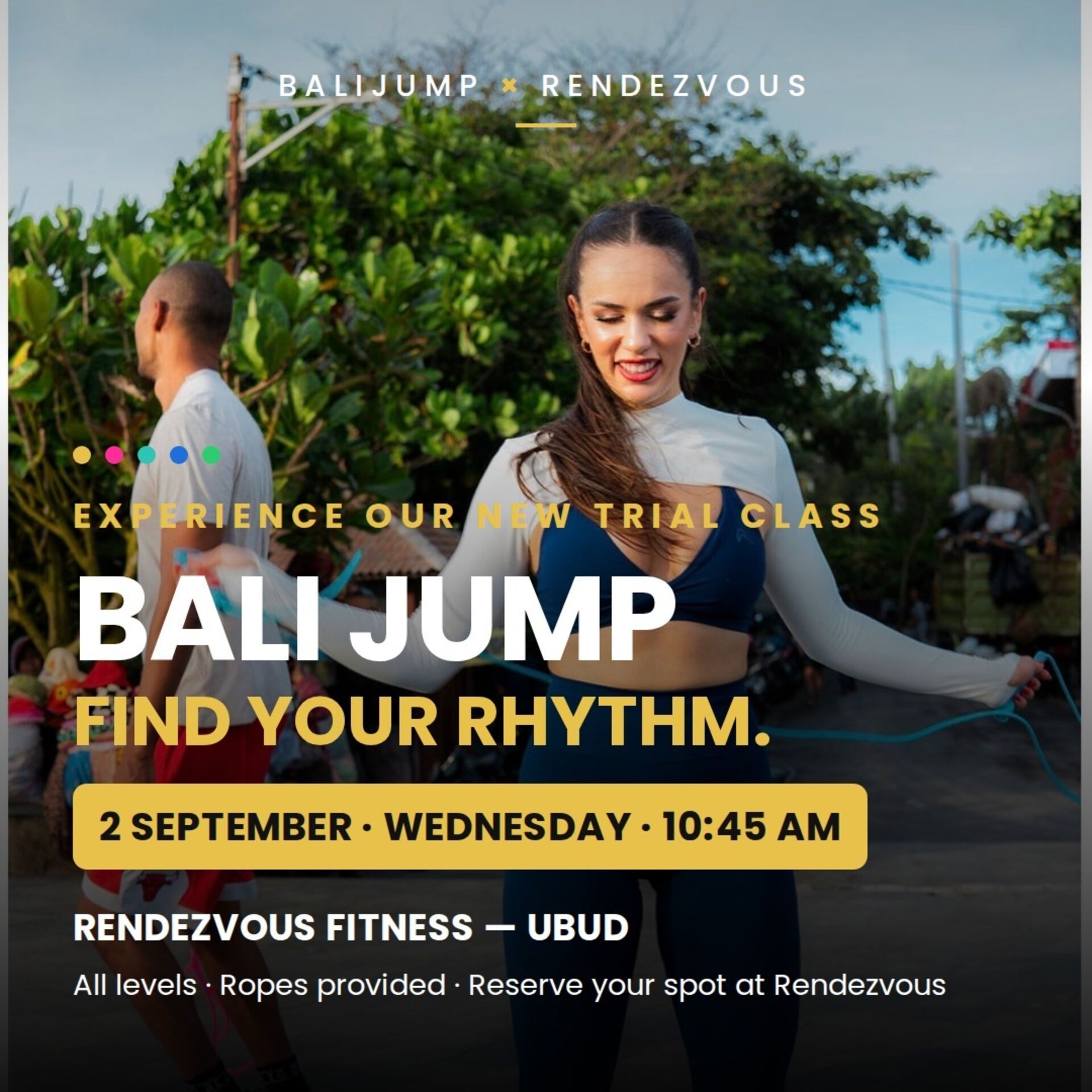 Jump Rope class in Ubud